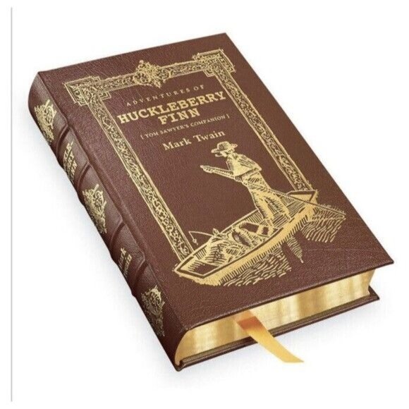 The Easton Press Adventures of Huckleberry Finn Leather Bound Book Mark Twain - Picture 1 of 10
